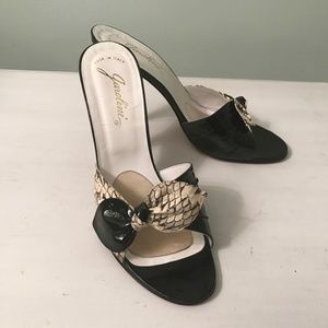 Jacob Black and Cream Heels